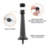 HOME MASTER HARDWARE 12-Pack Heavy Duty Solid Rigid Door Stop