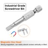 sourcing map 5pcs Hex Head Wrench Drill Bit 4mm (H4)