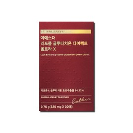Esther Formula Yeo Esther Liposome Glutathione Direct Ultra / 에스더포뮬러 여에스더 리포좀 글루타치온 다이렉트 울트라X 325mg × 30매 1개