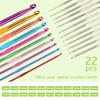 Crochet Hook Set, 60 Pcs Crochet Needles Set with Storage