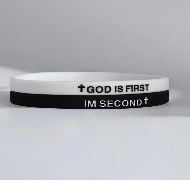 DATOA God is First IM Second Bracelet for Women Men