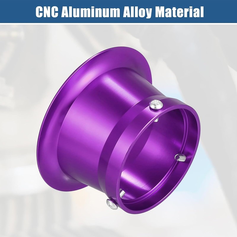 55mm Velocity Stack Motorcycle Velocity Stack Aluminum Alloy Purple