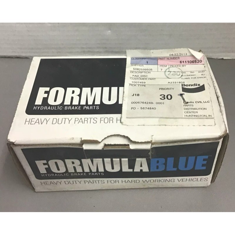 Bendix E11106520 Formula Blue™ Hydraulic Brake Pads (b354)