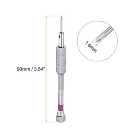 uxcell Micro Precision Screwdriver, 1.6mm Phillips Head for Watch Eyeglasses Electronics Repair