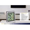 TFA Dostmann 30.5047.54 Exacto Digital Thermo-Hygrometer, Highly Accurate with Precision