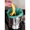 RSVP International Kitchen Collection Compost Pail, 1 Gallon Compostable Bags,