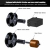 Omni Directional Wheel, Side Mobility Black Gray Load 2kg Omni