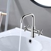 Duttao Bathroom Sink Faucet, 4 Inch Single Hole or 3