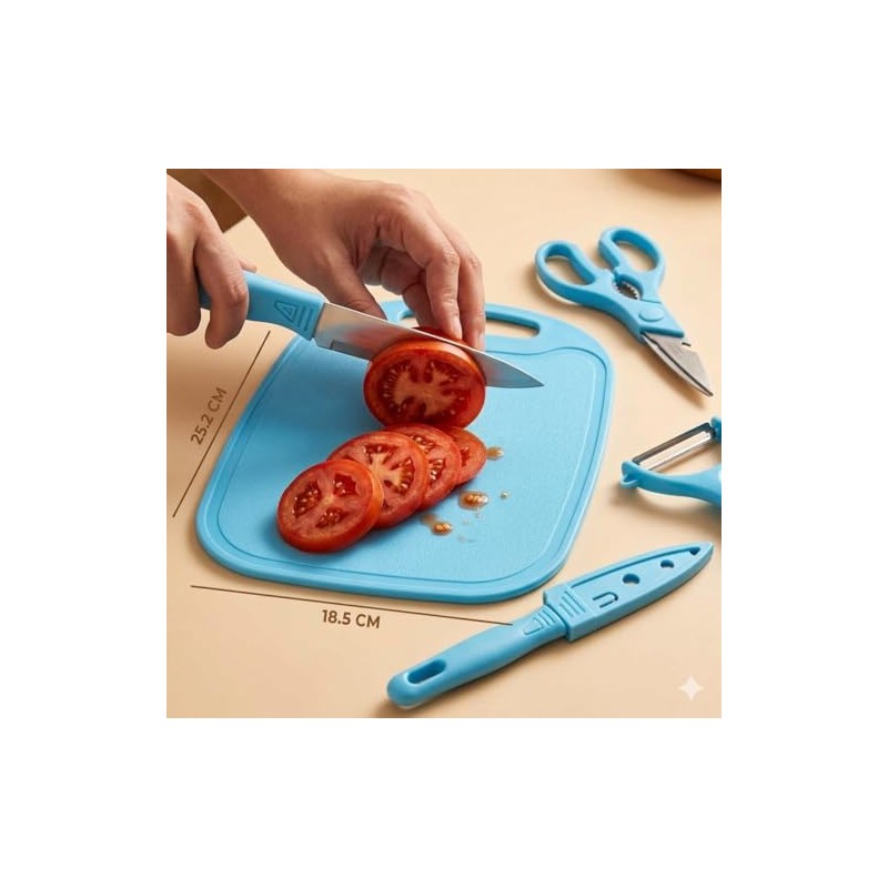 Juego de tablas de Cocina 4 Piezas; Tabla de Picar,