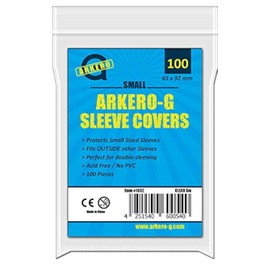 Arkero-G® 100 Sleeve Covers Small Oversleeves / 3rd Skin Card Sleeves for YuGiOh! Card Sleeves