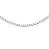 Tuscany Silver Women's Sterling Silver 2.6 mm Box Chain Necklace