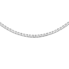 Tuscany Silver Women's Sterling Silver 2.6 mm Box Chain Necklace of Length 46 cm/18 Inch