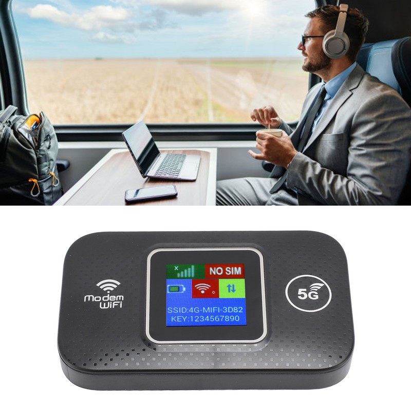 4G LTE Mobile WiFi Hotspot with SIM Card Slot for