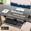 BONTEC KMT01-PJ Under Desk Keyboard Tray, Pull-Out Keyboard & Mouse