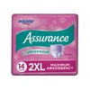 Pack of 5 - Women's Assurance Maximum Fresh Lavender Color