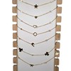 Gold Stainless Steel Anklet- Adjustable Size:_4