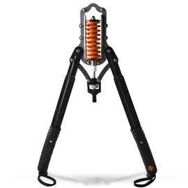 Twister Bar Arm Exercise - Home Chest Expander, Adjustable from 22-440lbs with 2-20 levels, Anti-slip Ergonomic PU handle, Home Fitness Resistance Equipment Bar for Men and Women - SQUATZ