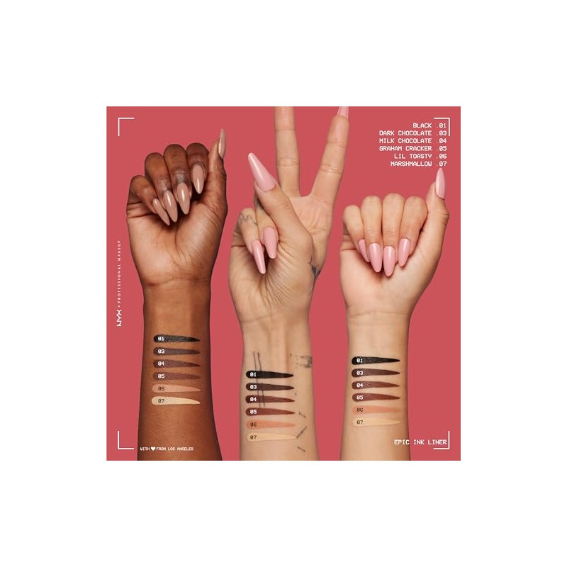 Nyx Professional Makeup Epic Ink Liner Delineador de Ojos a