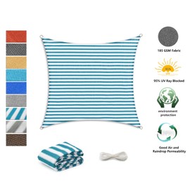 Tronssien Rectangle 12'x16' Sun Shade Sail,95% UV Blockage Canopy Awning for Outdoor Patio and Garden, Yard Activities