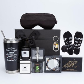 Birthday Gifts for Men Gifts Baskets for Him Thank You Gifts Funny Man Retirement Gifts Father Birthday Gifts for Dad Husband Boyfriend Grandpa Brother Best Dad Ever Box Valentines Day Gifts Baskets