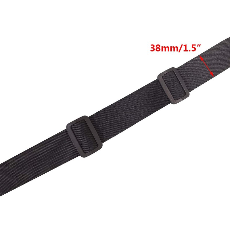 D DrNeeko 20 Pcs Black Plastic Tri-Glide Slides Button Adjustable