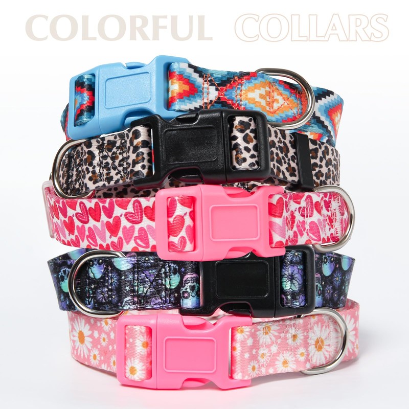 Dog Collars for Large Boy and Girl Dogs, Adjustable Soft