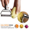 Sunkuka Potato Apple Vegetable Peeler Julienne Peeler for Kitchen -