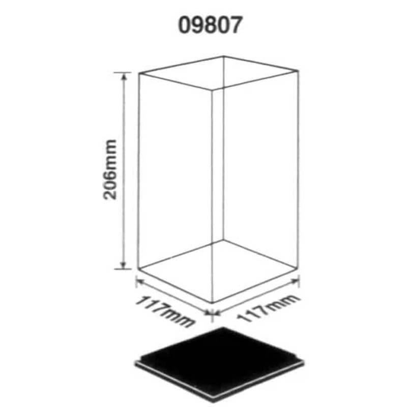 Trumpeter 09807 - DISPLAY CASE - ACRYL