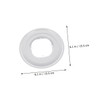 KOMBIUDA 2 Pcs Transparent Lightweight Rear Hub Protector for Mountain
