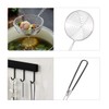 3pcs Small Round Hot Pot Strainer - Stainless Steel Asian