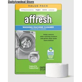 Affresh Fresh Washing Machine Cleaner, HE, Choose 1, 3, 6, 12 OR 24 Tablets - 6 Tablets