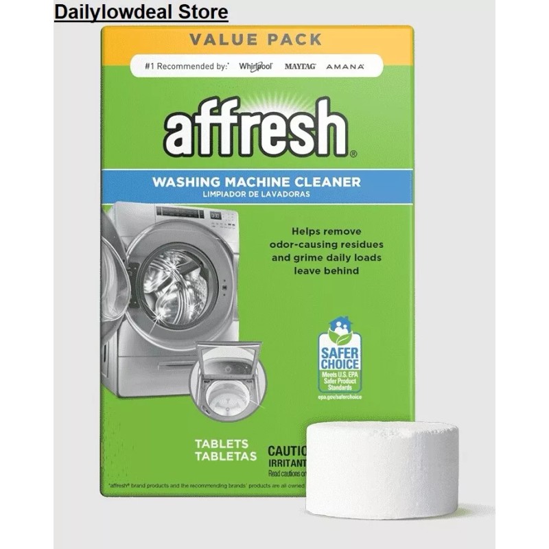 Affresh Fresh Washing Machine Cleaner, HE, Choose 1, 3, 6,