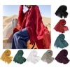 Gragengs Women Summer Scarfs Cotton Lightweight Large Long Gauze Shawl