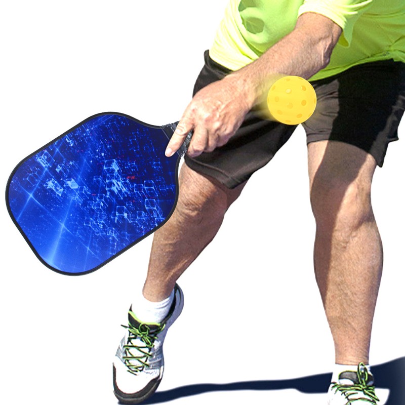 Portable Carbon Fiber Pickleball Paddle Ball Game Set Training Sport