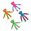 4PCS Telescopic Suction Cup Toy Cartoon Reduce Pressure Plastic Shape