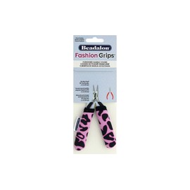 Beadalon Fashion Grips Tool Cover Sm Cheetah Pk2pc