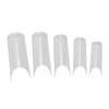 Half Tips Clear AN25/100P [Nail/Length Out/sukarupu/Nail Supplies]