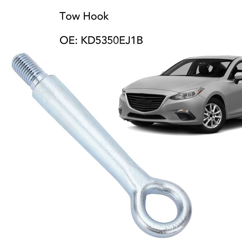 Tow Hook KD5350EJ1B Forged Steel Front Bumper Towing Hitch Replacement