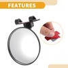 Partuto 1 Pc Small Universal Blind Spot Car Mirrors -