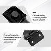 KEJJNYER 6 Packs Keyed Hasp Latch Locks, 2.5 Inch Cabinets