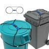 Semetall 1PCS Trash Can Lock for 30-45 Gal Outdoor Garbage