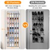 MISSLO 35 Large Pockets Over The Door Shoe Organizer Sturdy