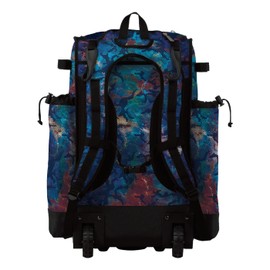 Boombah Catchers Superpack Hybrid Rolling Bat Bag - Nebula Multicolor - Wheeled & Backpack Version