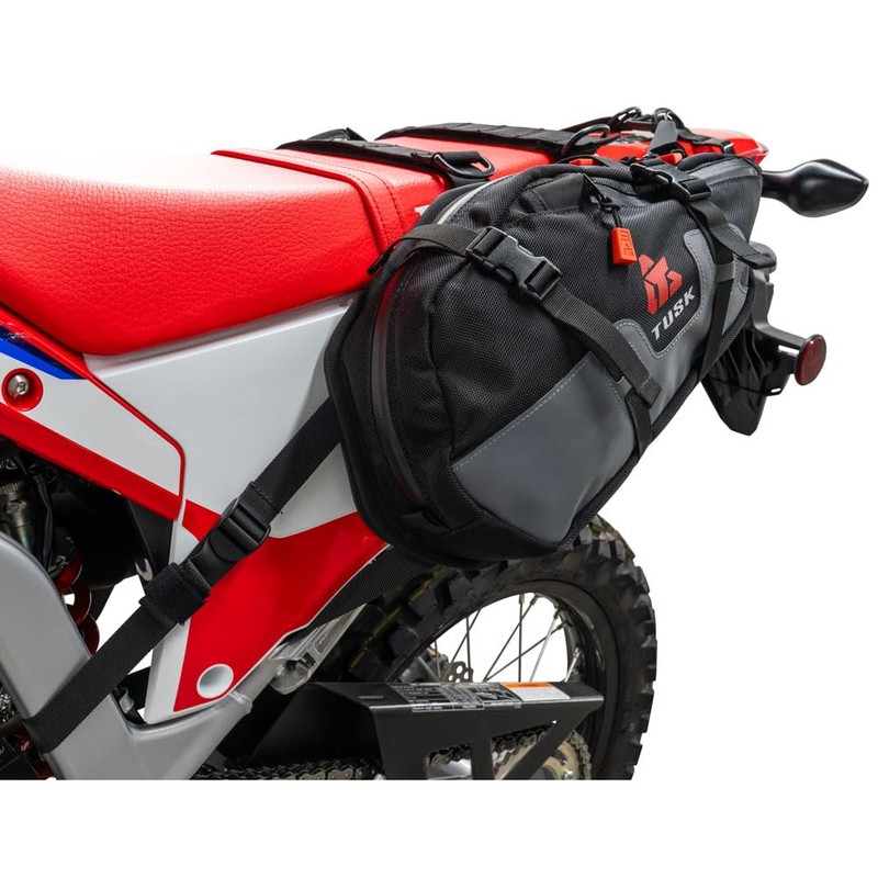 TUSK Traverse Pannier Bags w/X-Small Dry Duffel Tail Bag