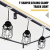 10 Pcs T Bar Drop Ceiling Clip Track Lighting Attachment