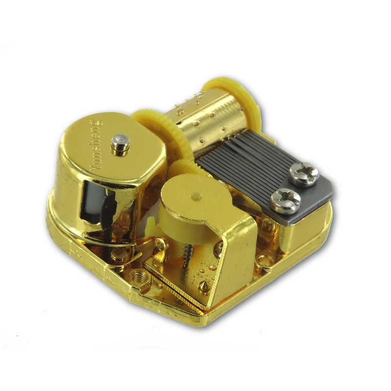 18-note wind up musical mechanism/musical movement for musical box or