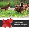 LT Easiyl 20Pcs Horizontal Chicken Nipples Waterer Automatic Poultry Nipples