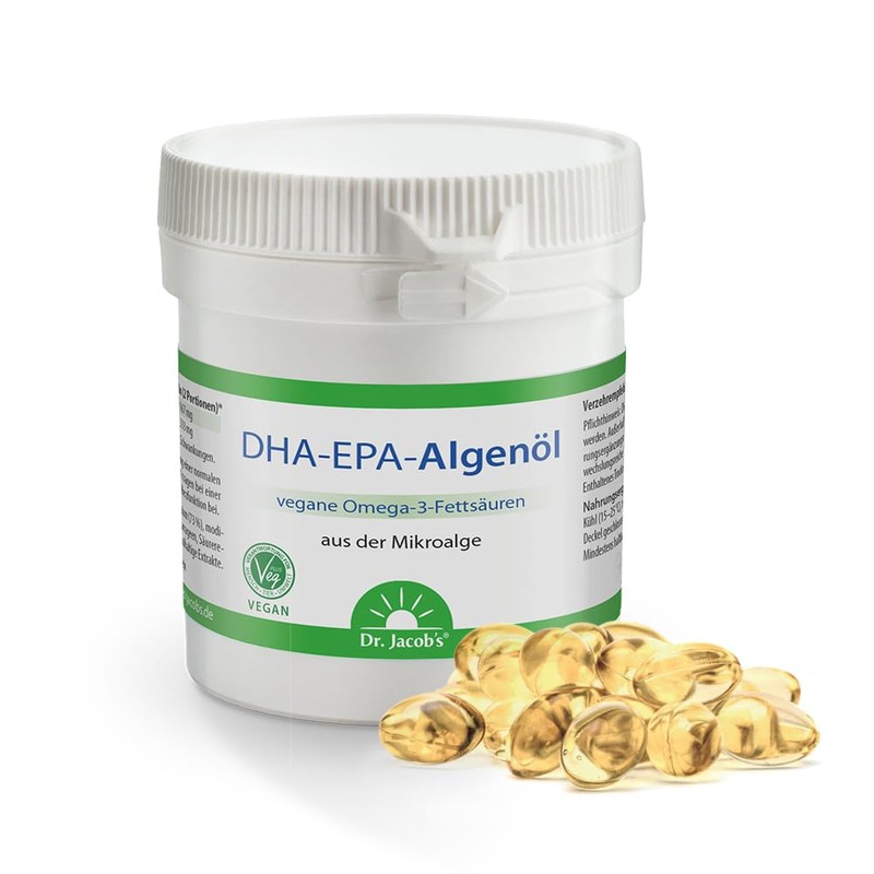 DHA-EPA Algae Oil Capsules I Omega-3 Fatty Acids from Microalgae