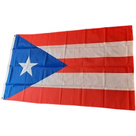 NWFlags Puerto Rico Flag 5ft x 3ft 75d Premium Polyester Suitable For Flagpoles | Strong Polyester 5x3 foot material Puerto Rican flag with Eyelets
