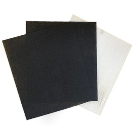 Nispira (2) True HEPA (4) Activated Carbon Replacement Filter Compatible with Coway Airmega 200M Air Purifier AP-1518R, Mighty Air AP-1512HH, 2 Sets